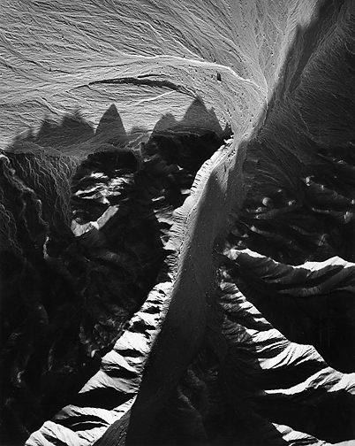 Click to Show Next image >> Drywash With Alluvium, #6, Death Valley, California, 1957