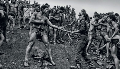 Sebastiao Salgado, Military Police Patrolling the Gold Mine of Sierra Pelada, State of Para, Brazil, 1986