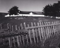 Ansel Adams, Barn and Fence, Tomales Bay c.1964