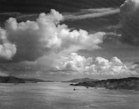 Ansel Adams - Golden Gate Before the Bridge, CA, 1932