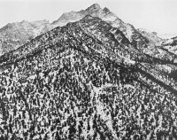 Ansel Adams - Lone Pine Peak, Sierra Nevada, CA 1960