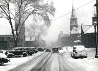 Marion Post Wolcott, Main Street During Blizzard, Brattleborough, Vermont, 1940