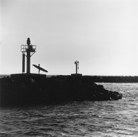 Ron Church, Surfer Silhouette, Redondo Beach, circa 1963