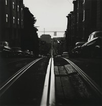Ruth Bernhard, Cable Car Tracks, California Street, San Francisco, 1956