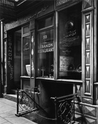 Berenice Abbott, The Lebanon Restaurant, 88 Washington Street, Manhattan