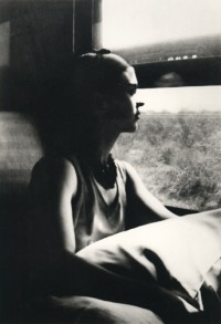 Frida on the Train, on route to Mexico, 1932