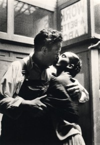 Frida & Diego Caught Kissing, 1933