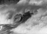 Ron Church, Waiema Bay Shorebreak, 1962