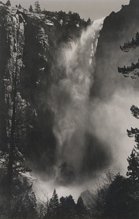 Ansel Adams, Bridal Veil Fall, Yosemite, California, circa 1927