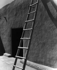 Todd Webb, Ladder and Adobe Wall, O'Keeffe's Abiquiu House 1957