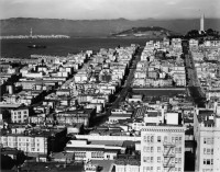 Brett Weston, From Russian Hill Looking East To Coit Tower, San Francisco, 1940