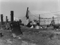 Dorothea Lange - Migrant Camp Washing, 1938