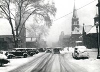 Marion Post Wolcott, Main Street after Snowstorm. Brattleboro, Vermont, 1940