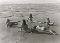 Jock Sturges, Two Alexandras, Jeanne, Gaelle, And Marine, Montalivet, France, 1987