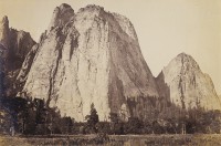 Carleton Watkins, Cathedral Rock, 2600, Yosemite, circa 1867