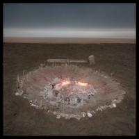 Solstice fire ring, Ocean Beach, San Francisco