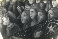 May Day on Red Square, Detail of Right Hand Section of Diego Rivera's Fresco in Rockefeller Center Before Destruction, May 1933