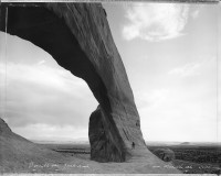 Mark Klett, Beneath the Great Arch, Near Monticello, Utah 1982