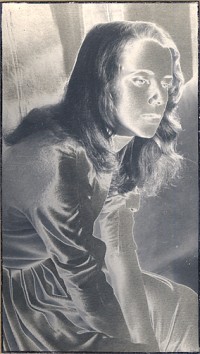 Untitled, Solarized Portrait Of A Young Woman, Circa 1960