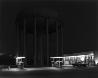 George Tice, Petit's Mobil Station, Cherry Hill, NJ, 1974