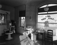 George Tice, Joe's Barber Shop, Paterson, NJ, 1970