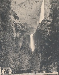 Ansel Adams, Upper and Lower Yosemite Falls, Summer, circa 1939