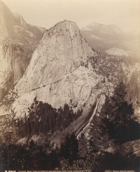 Isaiah W. Taber, Cloud's Rest, Cap of Liberty and Nevada Falls from Anderson's Trail, circa 1880
