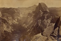 Carleton Watkins, Half Dome From Glacier Point, Yosemite, Circa 1867