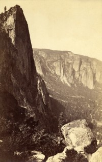 Carleton Watkins, The Sentinal From Union Point, Yosemite National Park