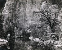 Ansel Adams, Merced River, Cliffs Autumn, Yosemite Valley, 1939