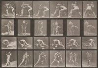 Eadward Muybridge, Wrestlers From The Animal Locomotion, Plate 250, circa 1887