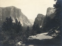 Attributed to Earl Brooks, Bridalveil Falls, Yosemite, California, 1925