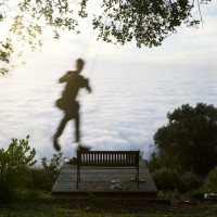 Lucy Goodhart - Torre on the Swing, Big Sur, CA, 2004