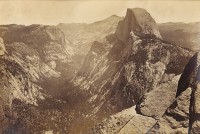 Carleton Watkins, Half Dome From Glacier Point, c. 1867