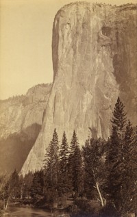 Carleton Watkins, El Capitan, 3600 Ft., Yo-semite National Park, mid 1880's