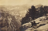Carleton Watkins, The Vernal And Nevada Falls From Glacier Point, circa 1867