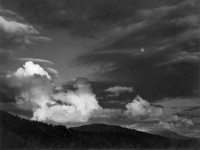 Ansel Adams - Moon in Clouds, Kern Basin, Sierra Nevada, circa 1938