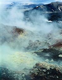 Steam Vent, Landmannalaugar, 1972