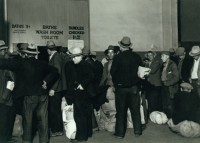 Waiting for 3¢ Baths, from California and the West, 1938