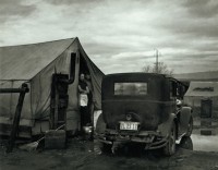 Car and Tent with Stove, from the Grapes of Wrath, 1938