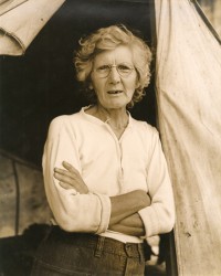 Migrant Woman in Front of Tent, from the Grapes of Wrath, 1938