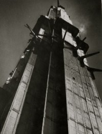 Tower of the Golden Gate Bridge Under Construction, 1934