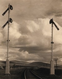 Signals and Clouds in Desert, 1936