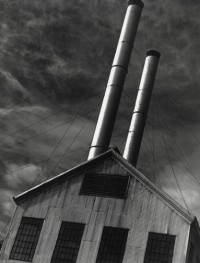 Condenser Building with Stacks, from Oil in California, 1933