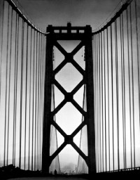 Bay Bridge Tower (towards city), from California and the West, 1936