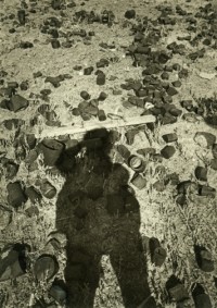 Rondal Partridge - Self Portrait, Desert, 1989