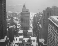Bernice Abbott – Wall Street in Snow, 1950’s