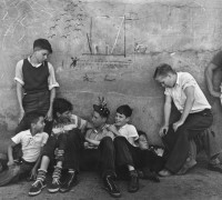 John Gutmann – Street Boys with Graffitti, San Francisco, circa 1938