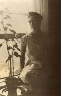Frida by the Plant, Detroit, MI 1932