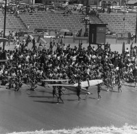 Female Surf Contestants, Huntington Beach, CA, circa 1963